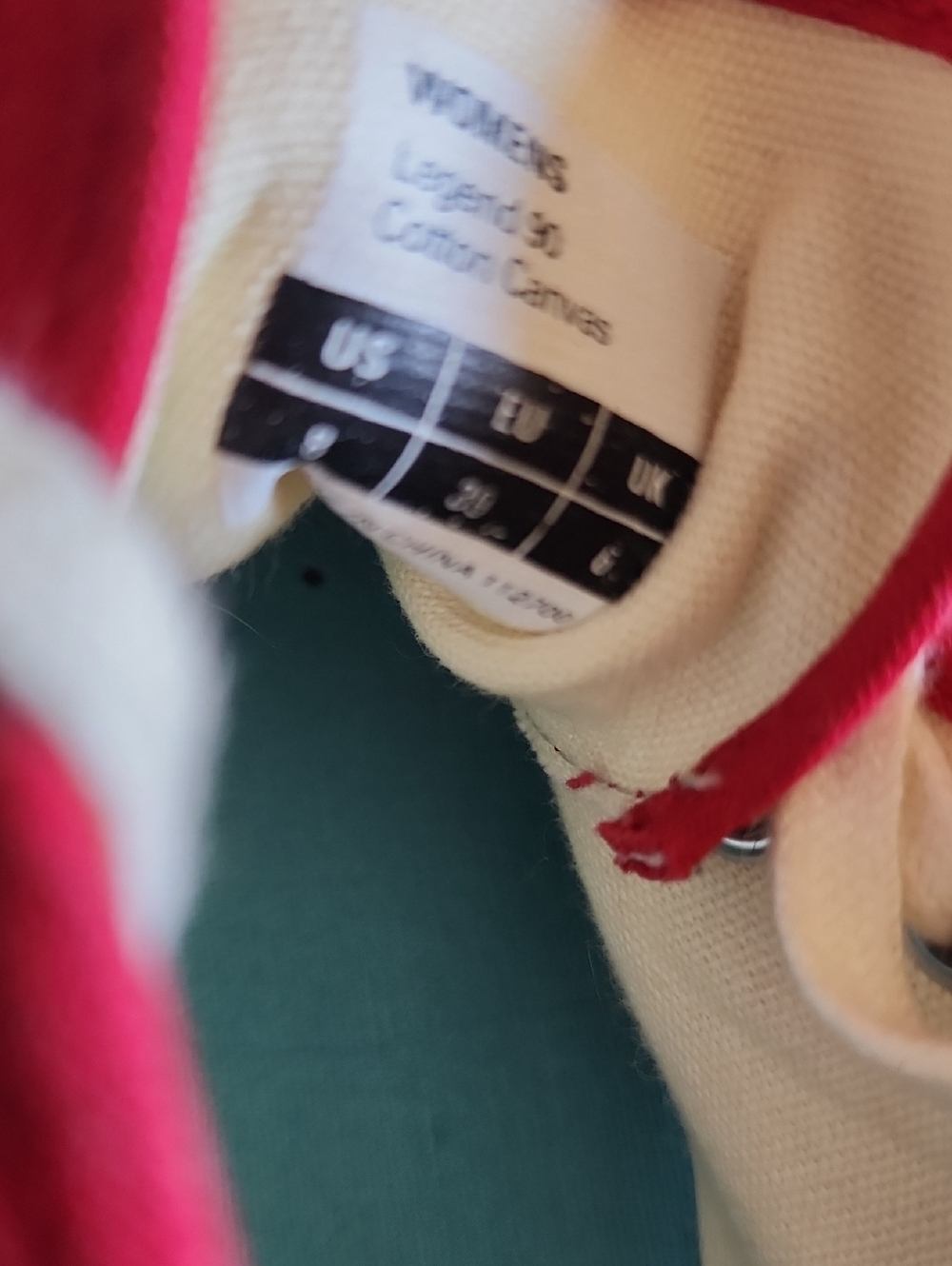SeaVees Red Canvas Low-Top Sneakers - Picture 5 of 6